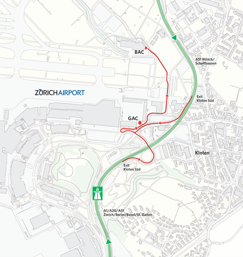 Map Airport Zurich with Directionsn inclusive pdf